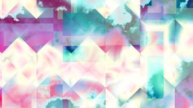 Yumuşak pastel tonlara ve hassas örtülere sahip ruhani geometrik soyut bir arkaplan