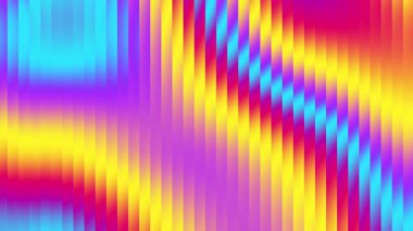 Fraktal Cam Gradyan Soyut Neon Görüntü Deseni. Mavi Aura Glossy Hologram etkisi ve çok renkli sıvı bozulması. Yumuşak prizma ışığına sahip neon posterli duvar kağıdı