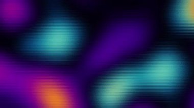 Canlı VHS tarzı gökkuşağı gökkuşağı mavisi beyaz pisikedelik kumlu gradyan renk akışı dalgası siyah arka planda, müzik kapağı dans partisi poster tasarımı. 1970 'li, 70' li, 80 'li, 90' lı yılların Retro Renkleri