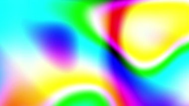 Sıvı enerjinin dinamik akışı dışa doğru yayılıyor, canlı renklerden oluşan organik desenler oluşturuyor ve çözünüp reforme oluyor.