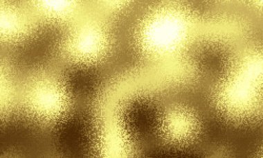 Vector gold background texture. Shiny golden yellow crumpled metallic foil repeat pixelated pattern. Modern abstract luxury gilded age wallpaper. Christmas glitter decoration backdrop