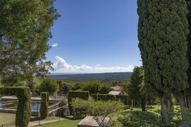 Los Cocos, Cordoba, Arjantin - 04 Şubat 2022: Ünlü El Descanso eğlence parkı. Turistik bir ikon.