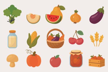  taze meyve ve sebze çeşitleri.