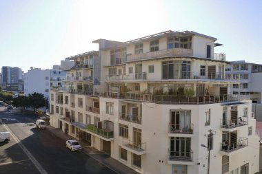 23 Eylül 2022 - Güney Afrika 'da Cape Town: Liman bölgesi ve Tablo Dağı yakınlarındaki Quayside Caddesi