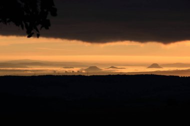 Sakson İsviçre 'nin Almanya' daki panoramik manzarası