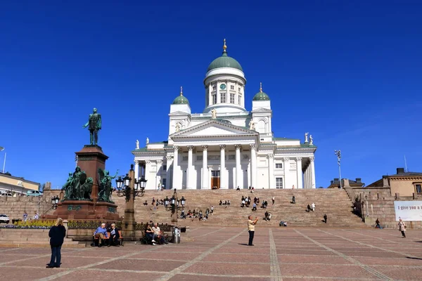 Maggio 2022 Helsinki Finlandia Cattedrale San Nicola — Foto Stock