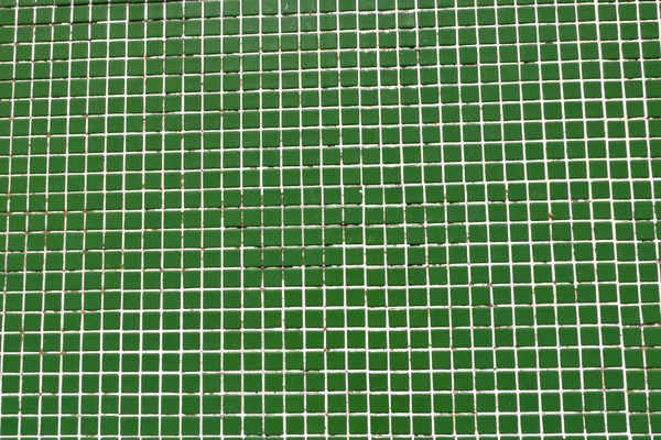 Alte Grüne Fliese Wand Textur Hintergrund — Stockfoto