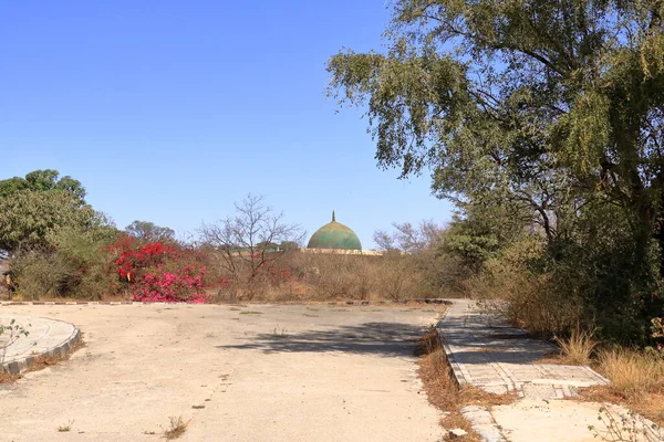 Peygamber Eyüp Mezarına Giriş Salalah Kuzeyinde Umman Zufar Nabi Ayub — Stok fotoğraf