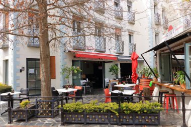 24 Eylül 2022 - Güney Afrika 'da Stellenbosch: Cape Town' da tarihi bir kasabada yaşıyor. Güney Afrika 'nın Batı Burnu Bölgesi