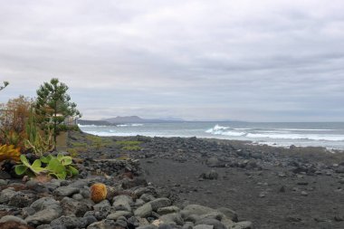 Volkanik manzaralar, lanzarotta kraterler, kanarya adaları, İspanya