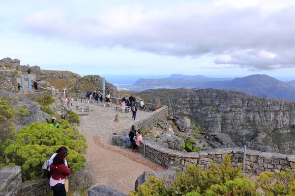 Septiembre 2022 Ciudad Del Cabo Sudáfrica Gente Disfruta Montaña Mesa — Foto de Stock