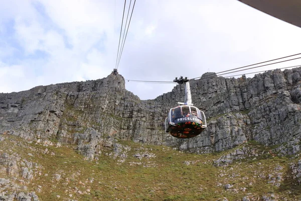 September 2022 Cape Town South Africa View Cable Car Table — Stock Photo, Image