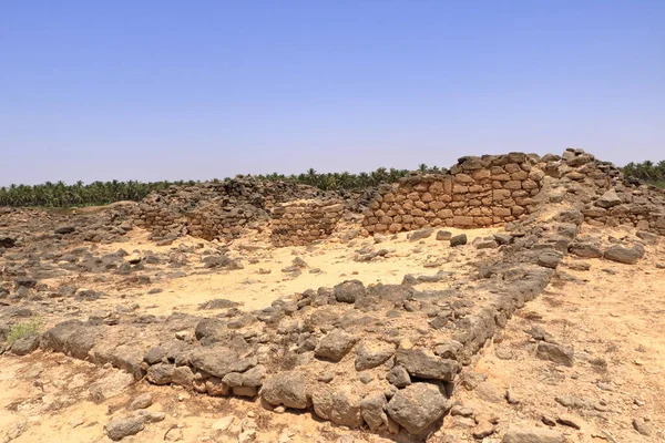 Ruinen Der Großen Moschee Von Balid Salalah Oman — Stockfoto