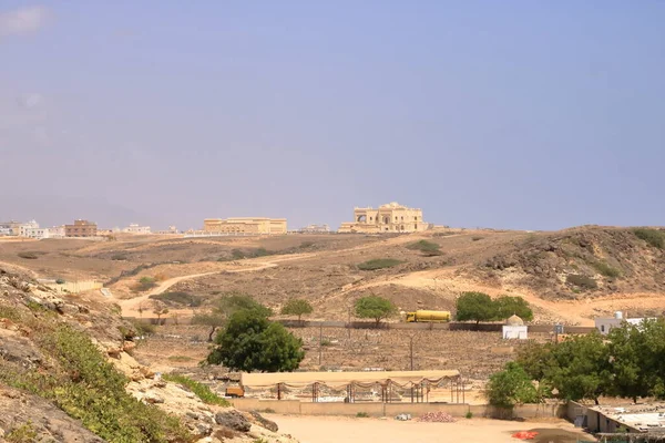 Utsikt Över Kuststaden Taqah Dhofar Guvernör Nära Salalah Oman — Stockfoto
