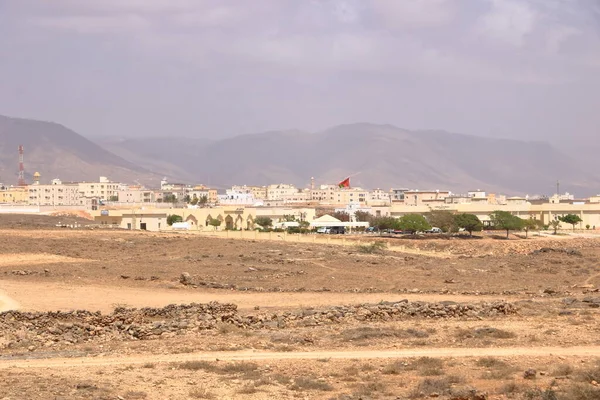 Vista Sobre Cidade Costeira Taqah Província Dhofar Perto Salalah Omã — Fotografia de Stock