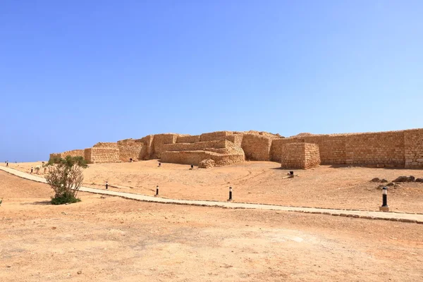 Sumhuram Parque Arqueológico Con Ruinas Antigua Ciudad Khor Rori Cerca — Foto de Stock