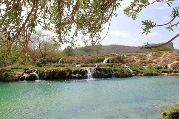 Водопады Дарбат Салала Оман — стоковое фото
