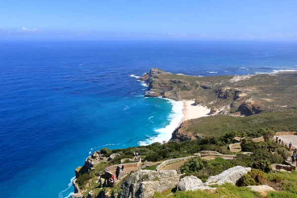 Gyönyörű Kilátás Cape Point Világítótoronyból Cape Good Hope Dél Afrika — Stock Fotó