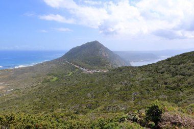 New Cape Point Deniz fenerinden güzel manzara, Ümit Burnu, Güney Afrika