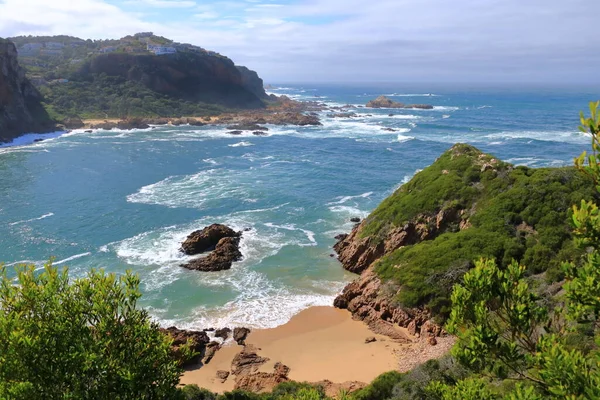 Het Geweldige Uitzicht Zee Featherbed Nature Reserve Knysna Zuid Afrika — Stockfoto