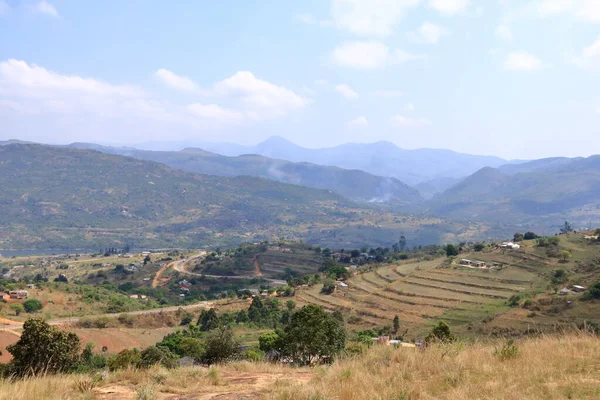 Paesaggio Intorno Alla Diga Maguga Sul Fiume Komati Nello Swaziland — Foto Stock