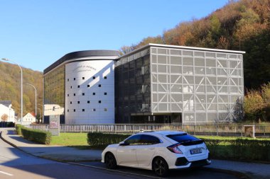 Kasım 06 2022 - Saksonya, Almanya 'da Glashuette: Güzel bir köy olan Glashuette, saat üretim merkezi