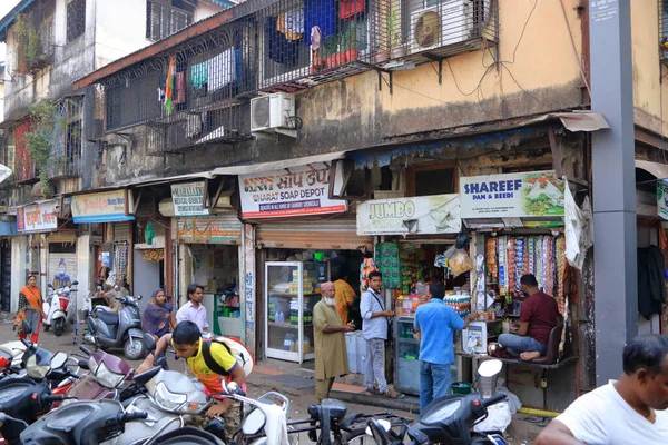 December 21 2022 - Mumbai, Maharashtra in India: People live there daily life in the town