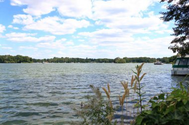 relaxed hustle and bustle on the Glindower See, Glindow, Werder/Havel in Germany