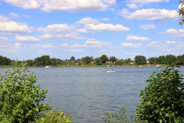 relaxed hustle and bustle on the Glindower See, Glindow, Werder/Havel in Germany