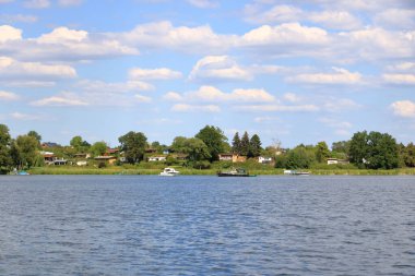relaxed hustle and bustle on the Glindower See, Glindow, Werder/Havel in Germany