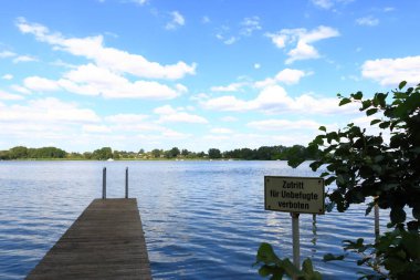relaxed hustle and bustle on the Glindower See, Glindow, Werder/Havel in Germany