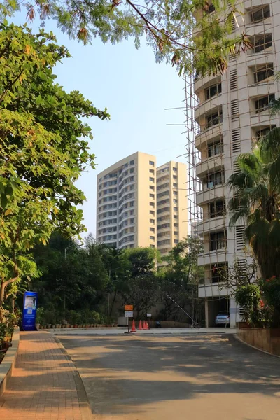 Aralık 2022 Hindistan Mumbai Maharashtra Modern Konut Kompleksi Yüksek Binalar — Stok fotoğraf