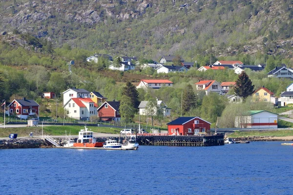 May 2022 Lodingen Lofoten Norway Beautiful Lofoten Harbor Village Lodingen — Fotografia de Stock