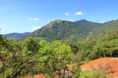Muhteşem batı ghatlarının güney ucundaki muhteşem manzara. Paithalmala, Hindistan 'ın Kerala eyaletinin Kannur ilçesinde yer alır..