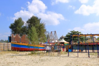 Dharmadam Sahil Parkı, Kannur, Kerala, Hindistan