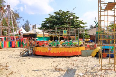 Dharmadam Sahil Parkı, Kannur, Kerala, Hindistan