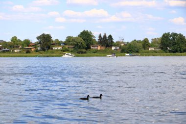 relaxed hustle and bustle on the Glindower See, Glindow, Werder/Havel in Germany