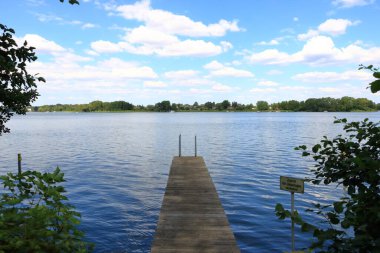 relaxed hustle and bustle on the Glindower See, Glindow, Werder/Havel in Germany