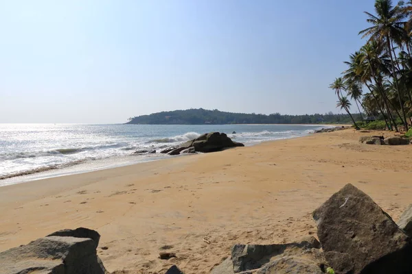 Ettikulam Pláž Blízkosti Kannur Kerala Indii — Stock fotografie
