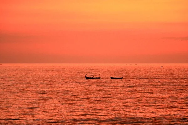 Prosince 2022 Kannur Kerala Indii Lidé Večer Užívají Pláž — Stock fotografie