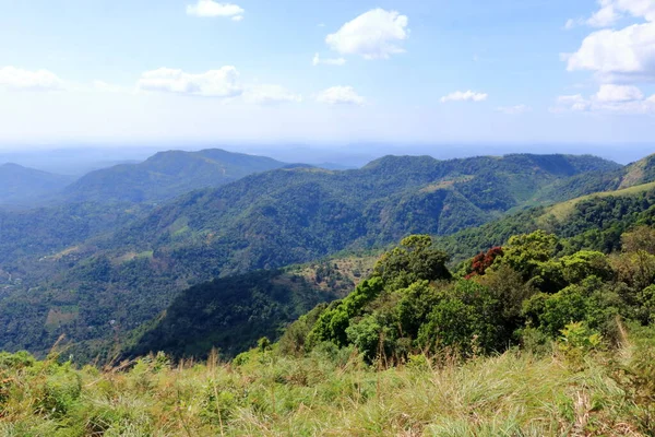 stock image the view of the southern tip of the mighty western ghats. Paithalmala is situated in Kannur district of Kerala state in India.