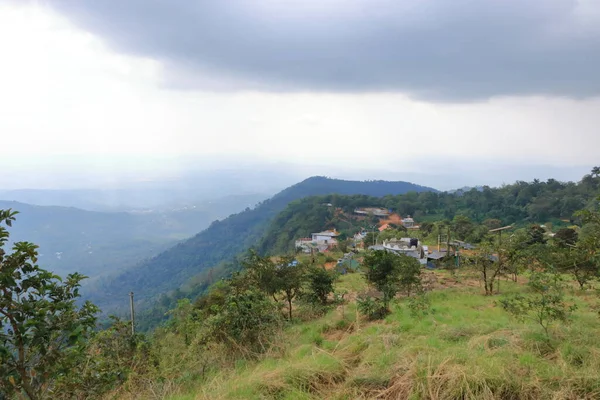 Palakkayam Thattu Vue Panoramique Sur Kannur Kerala Inde — Photo