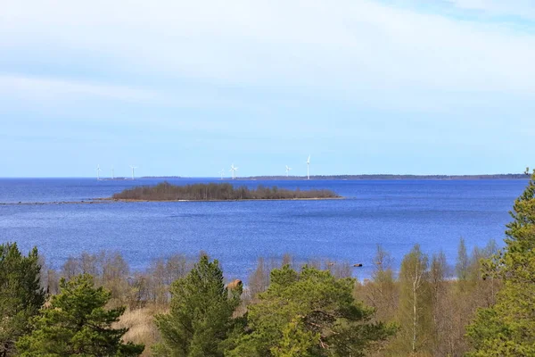 Pittoreska Kustlandskap Vid Östersjön Nära Merihelmi Finland — Stockfoto