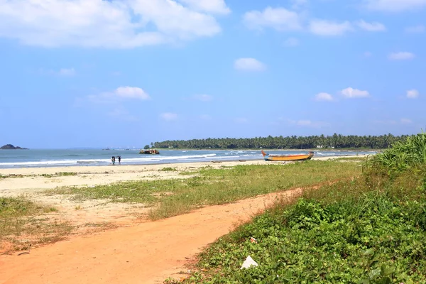 Грудня 2022 Каннур Керала Індія Рибальські Човни Пляжі Дгармадам — стокове фото