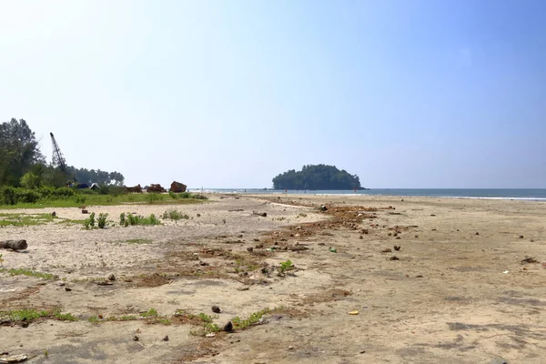 Dharmadam Isla Playa Kannur Kerala India — Foto de Stock