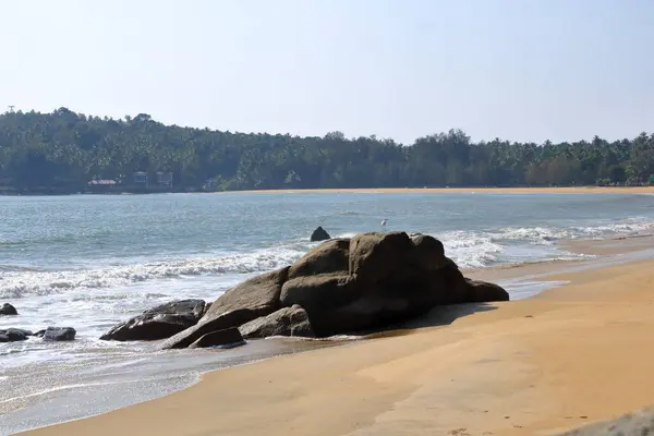 Пляж Еттікулам Поблизу Каннура Керала Інді — стокове фото