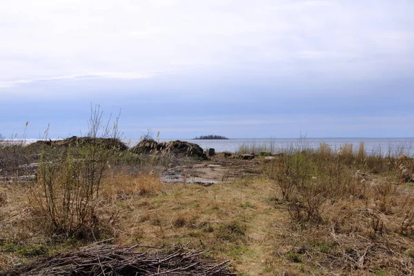 Живописный Прибрежный Пейзаж Балтийском Море Вблизи Мерихельми Финляндии — стоковое фото