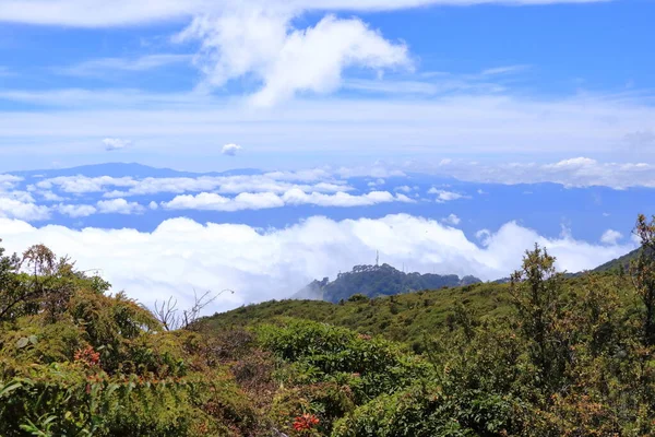 Paisagens Costa Rica Bela Natureza Vista Vulcão Irazu Para Parque — Fotografia de Stock