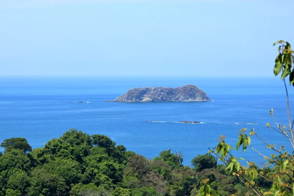 Letecký Pohled Pláž Národním Parku Manuel Antonio Kostarice — Stock fotografie