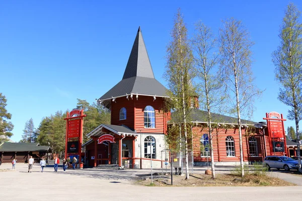 Maio 2022 Rovaniemi Finlândia Aldeia Férias Santa Claus Círculo Polar — Fotografia de Stock